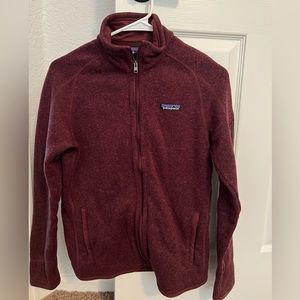 Patagonia Maroon zip up size small